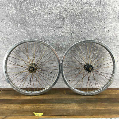 GT Mohawk BMX Wheel Set Tour 2 48h 48 90s Old School Freestyle 3/8