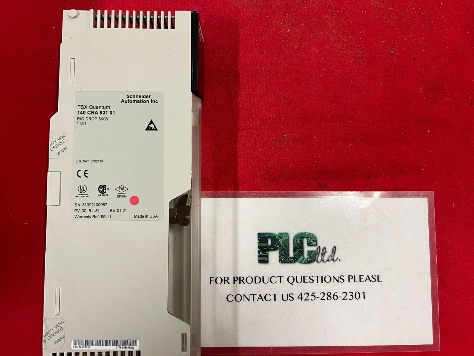 140CRA93101 Used Tested Modicon RIO Drop 140-CRA-931-01