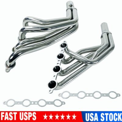 For Fox Body LS Conversion Swap Headers 79-93 & 94-04 Ford Mustang 4.8L 5.3L