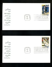 US FDC #1489-1498 Artmaster 1973 USPS USPS Postal People Set of 10
