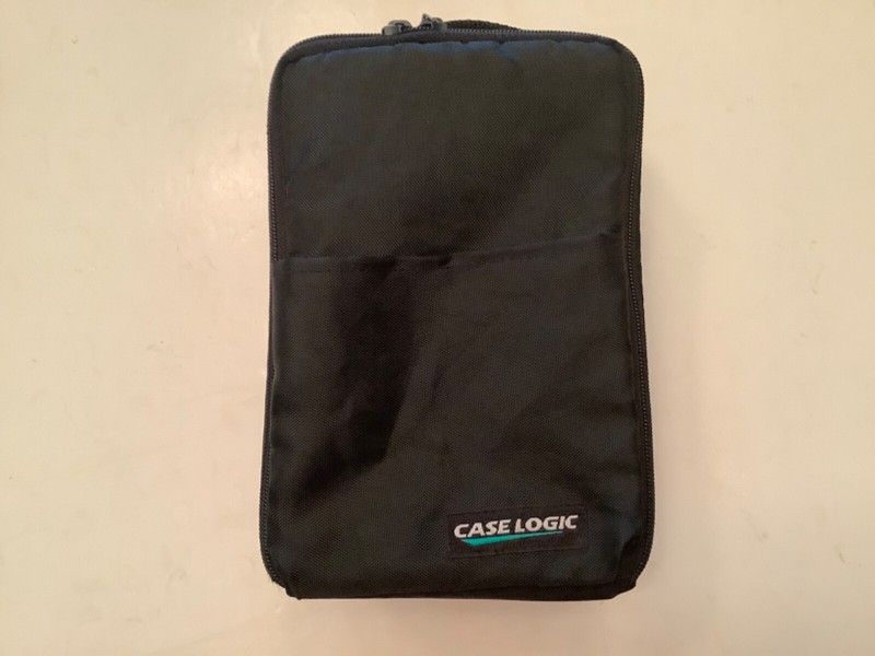 Case Logic 12 CD Zip Up Carrying Case with Hard Plastic Interior