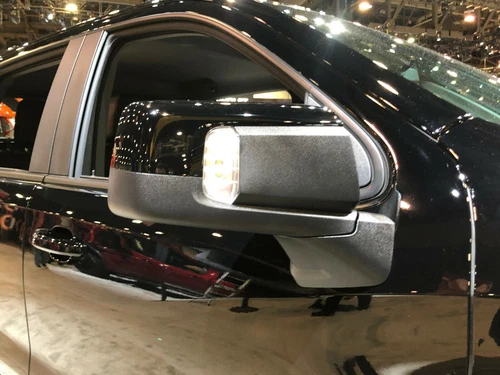Black Mirror Cover Replacement For 2019-2023 Chevy Silverado/ GMC Sierra 1500 - Bild 4 von 13