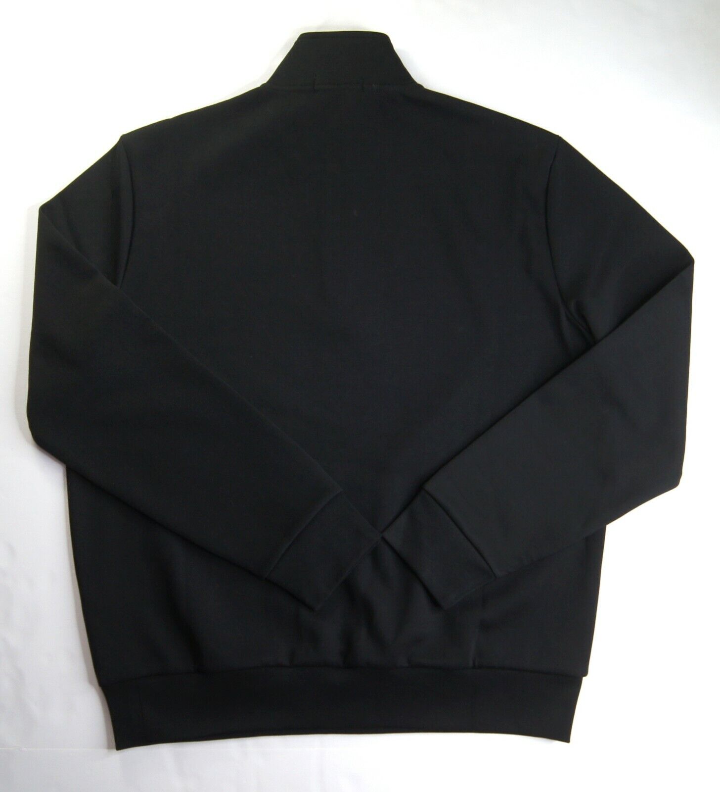 POLO RALPH LAUREN Men's Black 1967 Shield Logo Double Knit 1/4 Zip  Sweatshirts