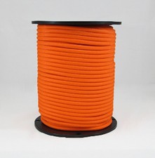 1/4  500 ft Bungee Shock Cord Neon Orange Marine Grade Heavy Duty Shock Rope
