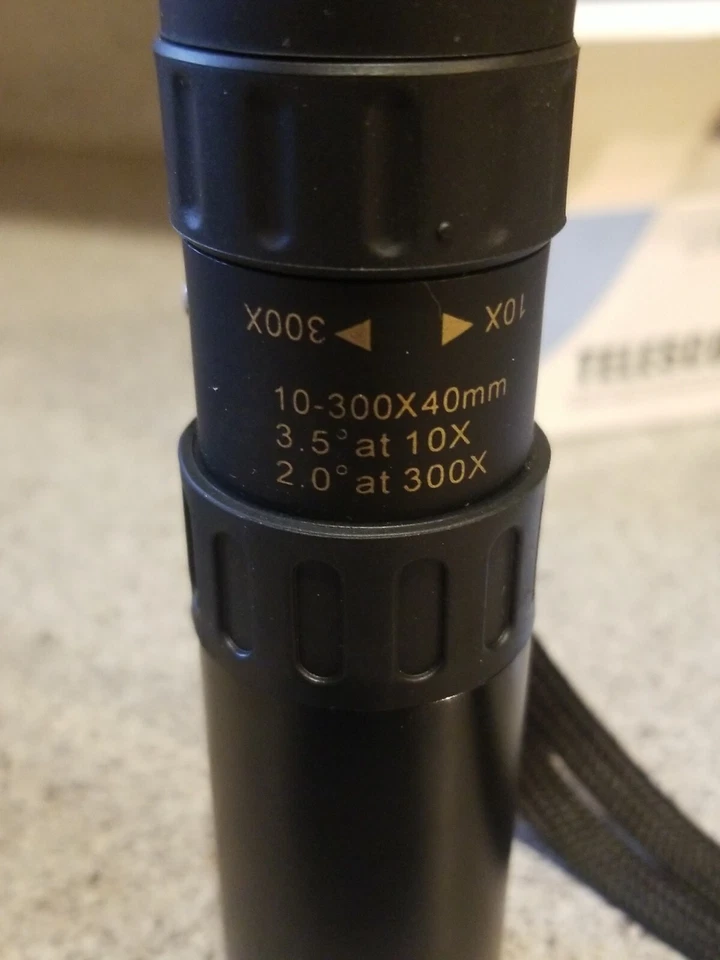 Mira telescópica de prisma óptico binocular Nikula Zoom monocular negro telescopio caza Foto 4 de 4