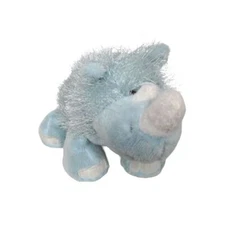 Ganz Webkinz Blue Rhino Rhinoceros Plush Stuffed Animal HM196 No Code 9.5"