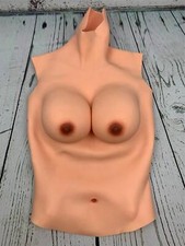 Oil Free Silicone Bodysuit Breast Forms Crossdressers D Cup