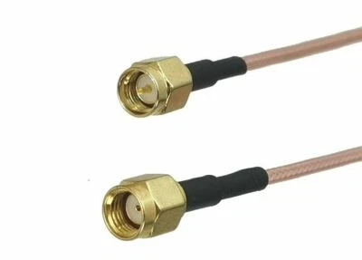SMA Male to RP SMA Male Plug Jumper Pigtail Cable RG316 10cm - 3 Meter UK Seller