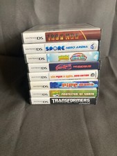 8 NINTENDO DS Game Lot Bundle Iron Man, Ben 10, Transformers, Spore, Speed Racer