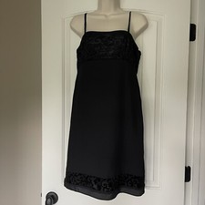 Vintage Kathie Lee Collection Black Dress Womens Size 6 90s Little Black Dress