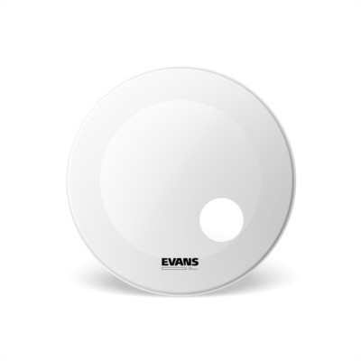 Evans 22'' EQ3 White Coated - Bass Drum Resonant Head