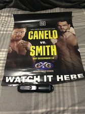 CANELO ALVAREZ VS CALLUM SMITH PPV POSTER 22x28 WBA BOXING DECEMBER 19 2020 RARE