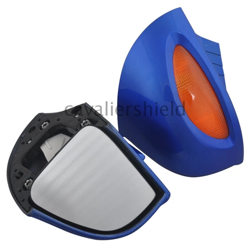 Синие зеркала заднего вида желтые линзы указателя поворота для BMW R1100 RT R1100 RTP R1150 RT - Изображение 4 из 4