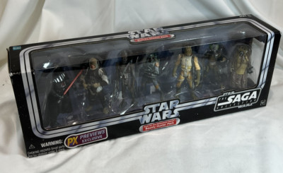 Star Wars: The Saga Collection- Bounty Hunter Pack- PX Previews Exclusive- NIB