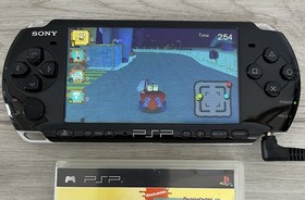 Sony PSP-3001 Black Handheld Console System Portable with Game TESTED WORKS