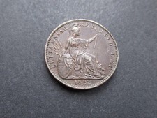 1822 George IV Copper Farthing Coin Nice Collectable Condition