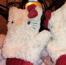 Hello Kitty Fleece Gloves with Bow