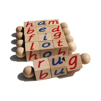 Montessori Phonetic Reading Blocks for Beginning Readers | Tang... FAST USA SHIP