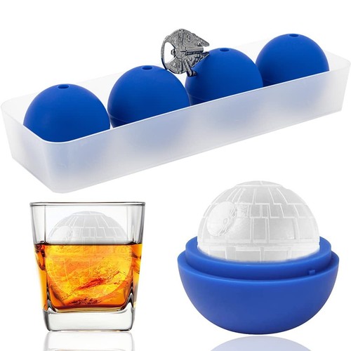 Whiskey Ice Ball Mold Death Star Ice Cube Mold,Great Star Wars Gifts for Men ...