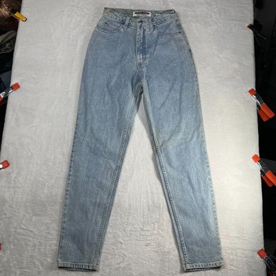 Anchor Blue Relaxed Jeans Women's 9L Medium Wash Denim Taper Fit Classic - 26X32
