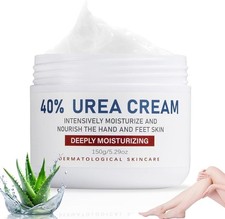 Hyaluronic Foot Cream for Cracked Heels & Dry Skin. Callus Remover Feet & Knees