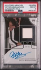 VICTOR WEMBANYAMA /99 RPA AUTO DEBUT GAME USED PATCH ROOKIE MERCURY 2023-24 3A