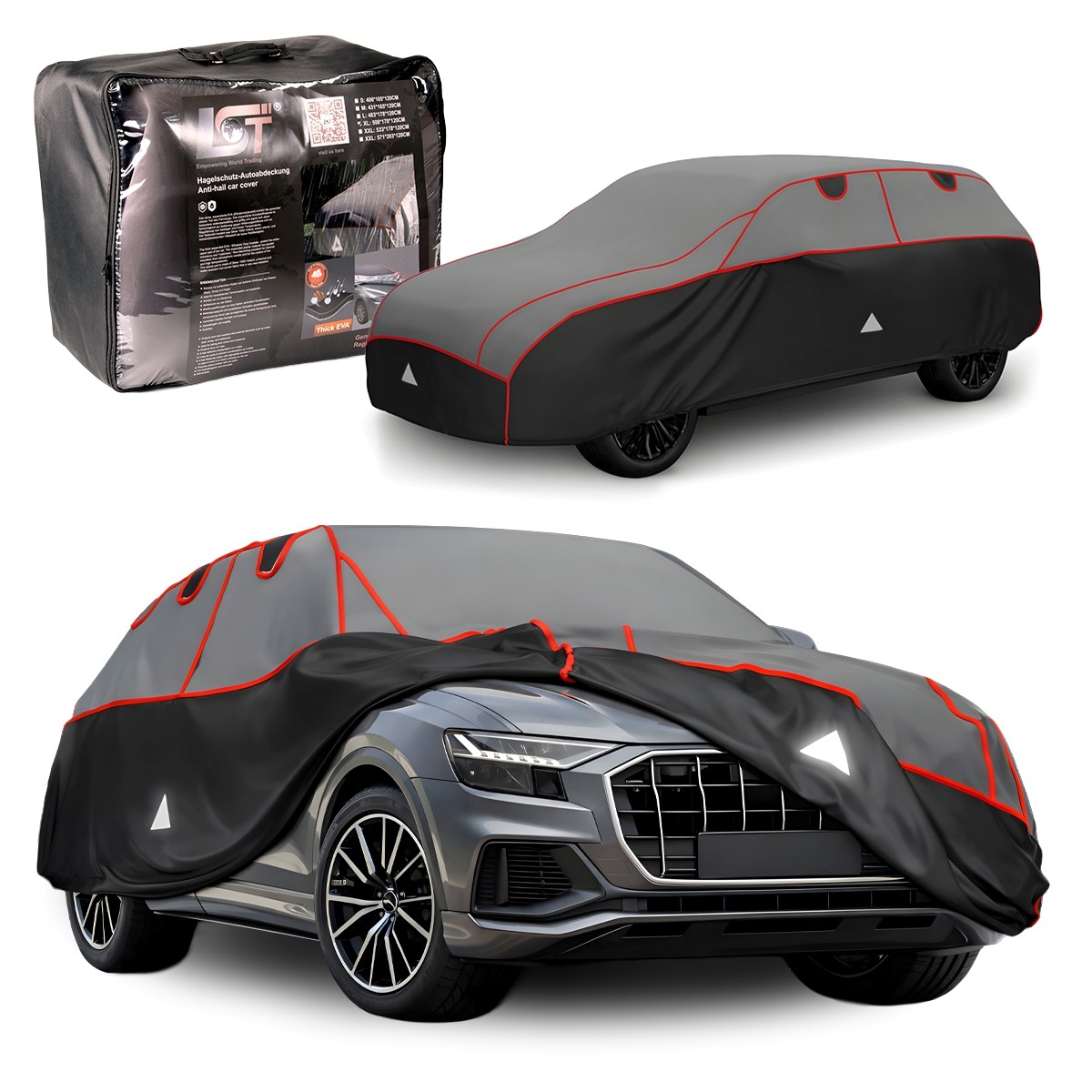 Full Garage Outdoor Cover Hail Protection Cover Premium SUV Cover L