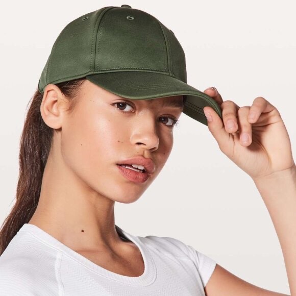 Lululemon Baller Baseball Hat Barracks Olive Green - barely worn