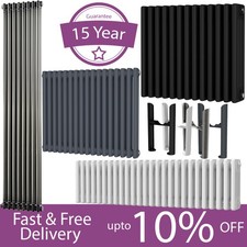 UK Radiators Column Traditional Vertical Horizontal White|Anthracite|Raw|Black