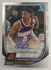 Ryan Dunn 2025-26 Bowman #BCA-RU Chrome Auto Suns KG