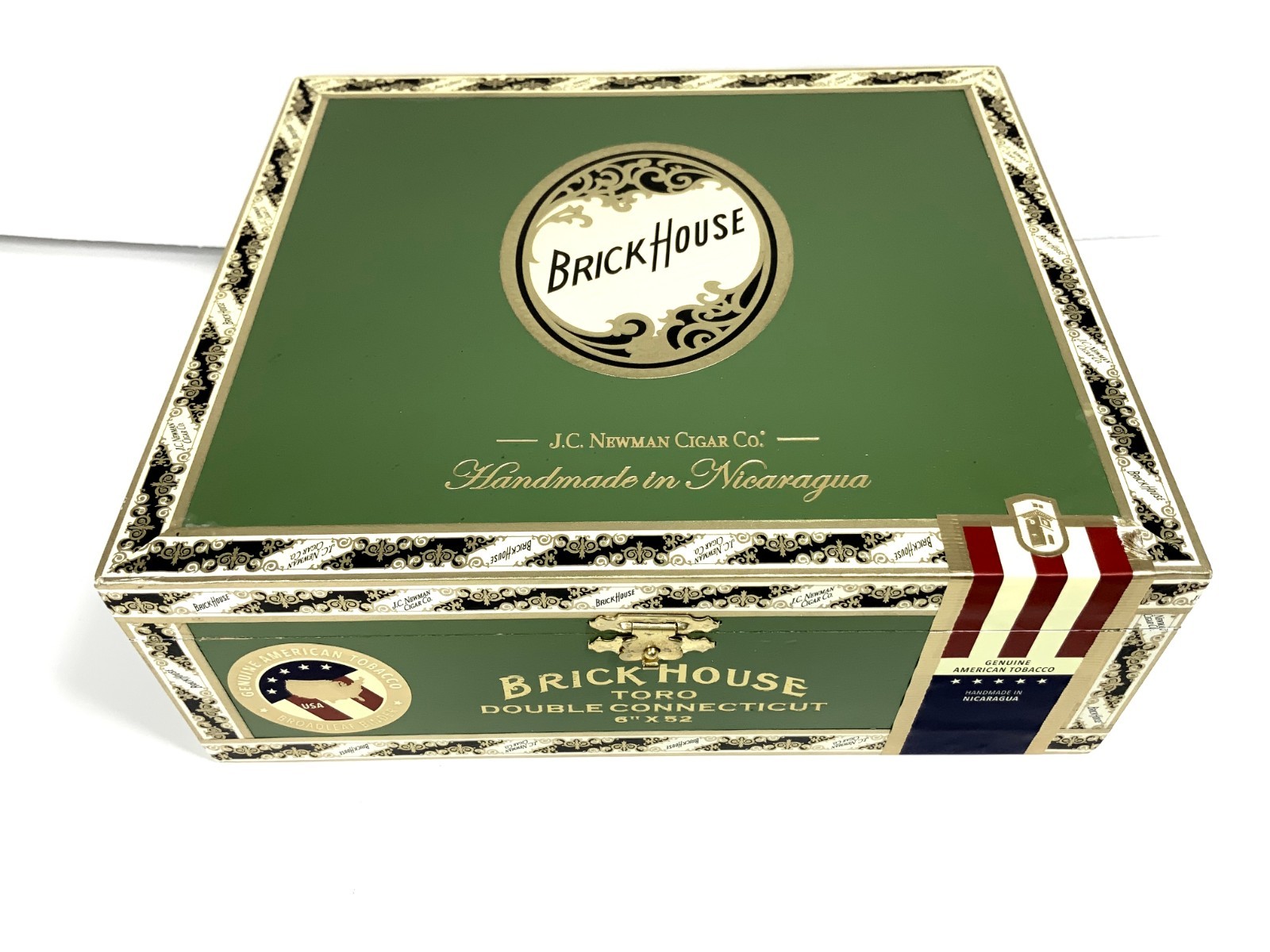 Brick House Wood Cigar Box, Double Connecticut, JC Newman Cigar Co Craft Project