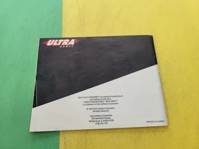 Nintendo NES Instruction Manual Cyber Stadium Series Base Wars