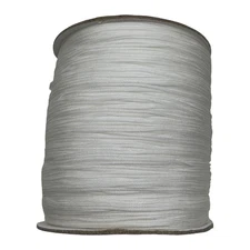 100 yds Silk Cord - White - size A (0.8mm Diameter)