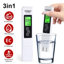 2/4 TDS Meter Digital Tester Water Quality Testing Kits Drinking Water 0-9990ppm
