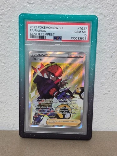 Raihan TG27/TG30 Silver Tempest Full Art PSA 10 GEM MINT Pokémon TCG
