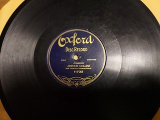 1906 OXFORD DISC 1 lato 78/ARTHUR COLLINS..Voce con orch.