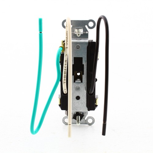 50 Hubbell Ivory COMMERCIAL Receptacle Outlets 15A 125V 8" Wire Leads CR15IP1 - Picture 3 of 5