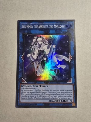 Yuki-Onna, the Absolute Zero Mayakashi RA05-EN057 Rarity Collection 5 1st...