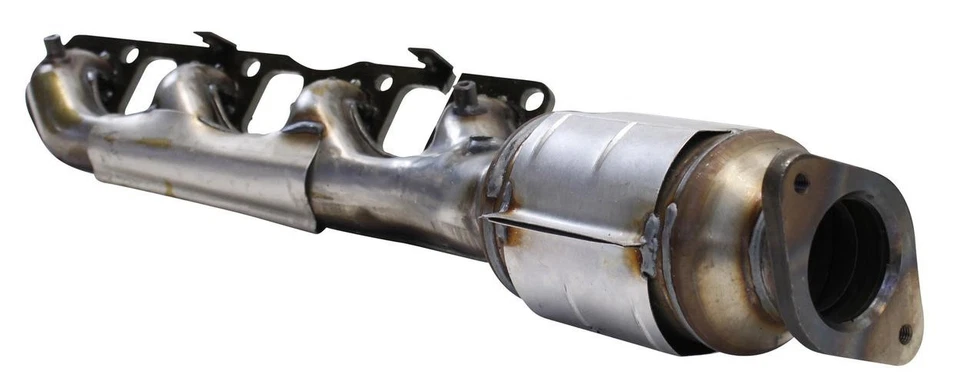Left Catalytic Converter with Integrated Exhaust Manifold For 2016 Nissan NV2500 - Imagem 2 de 4