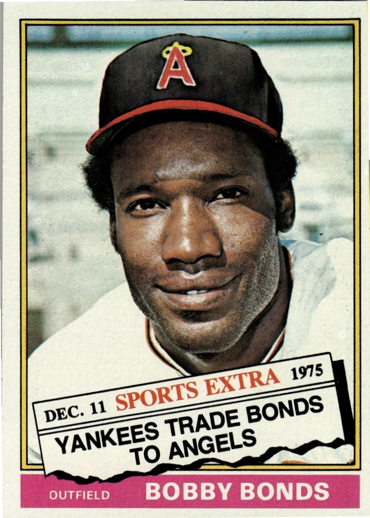 Bobby Bonds 1976 Topps Baseball - Traded #380T - California Angels