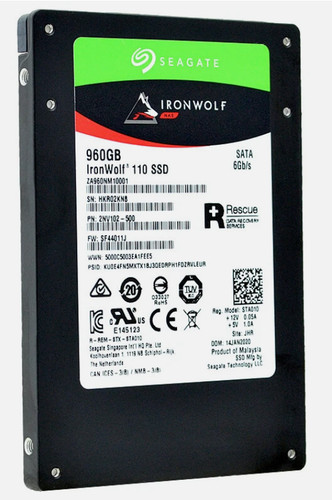 Seagate IronWolf 110 NAS SSD 960GB SATA III 6gb/s 2,5" Zoll ZA960NM10001