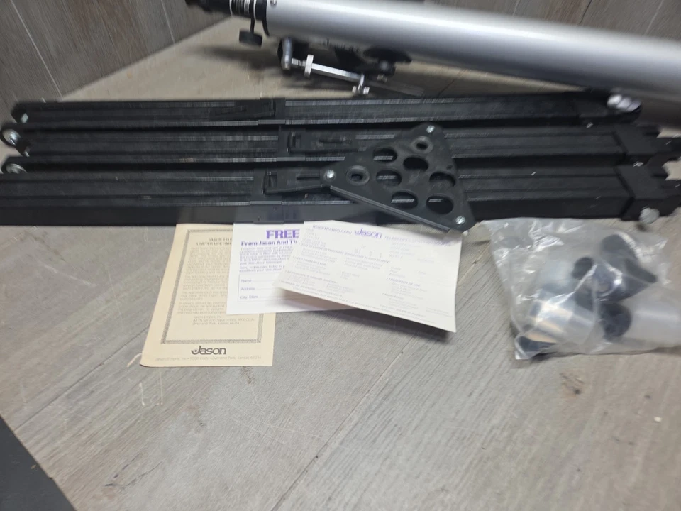 RARO Telescópio Astronômico Jason 400x Modelo 306-S7 Vintage - Imagem 2 de 4