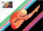 Dr Jim Stamps 20C 1984 Summer Olympics Diving First Day Issue Maximum Card