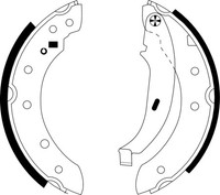 Bremsbackensatz Bremsbacken Hinten FüR Renault Clio II Bb_ Cb_ BB CB Twingo I