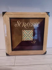 2002 Scrabble Nostalgia Edition Parker Bros Wooden Box NEW Sealed Vintage Rare