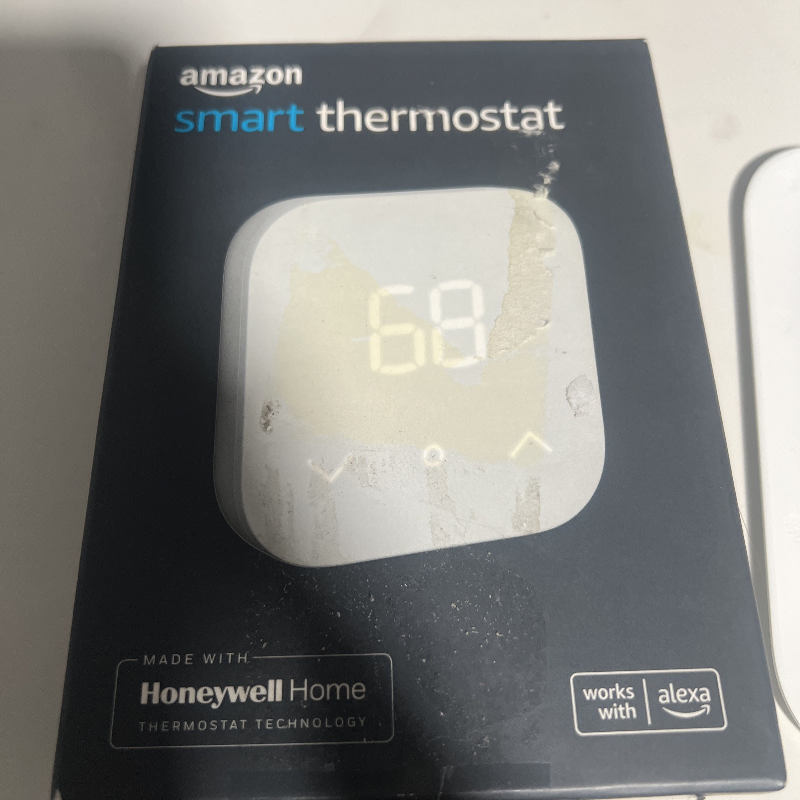 Amazon Smart Thermostat without C-Wire Adapter - White-image