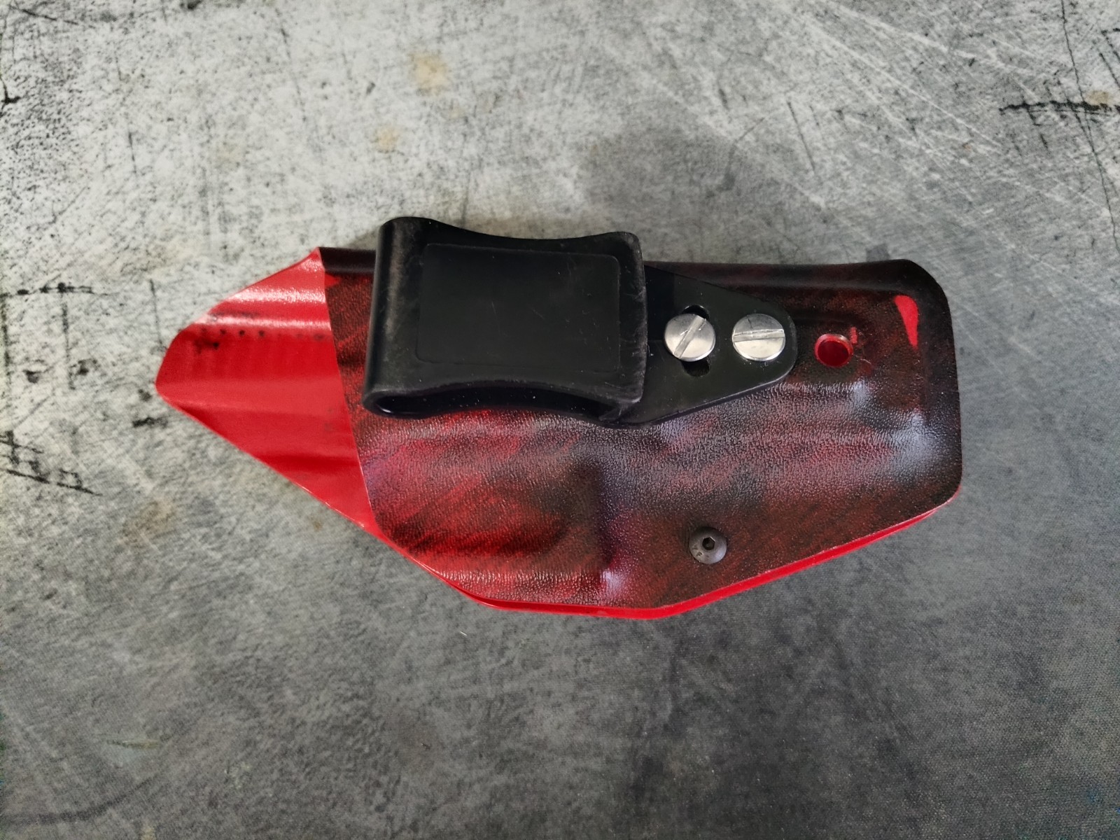 Clearwater Tactical Malon Labe Glock 17 IWB Custom Lvl 1 Kydex Holster Red/Black
