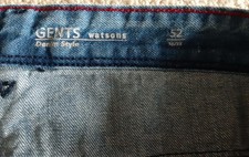 Gents watsons -tolle Herren-Jeans in mittlerem Blau, stone washed Gr. 52 (36/33)