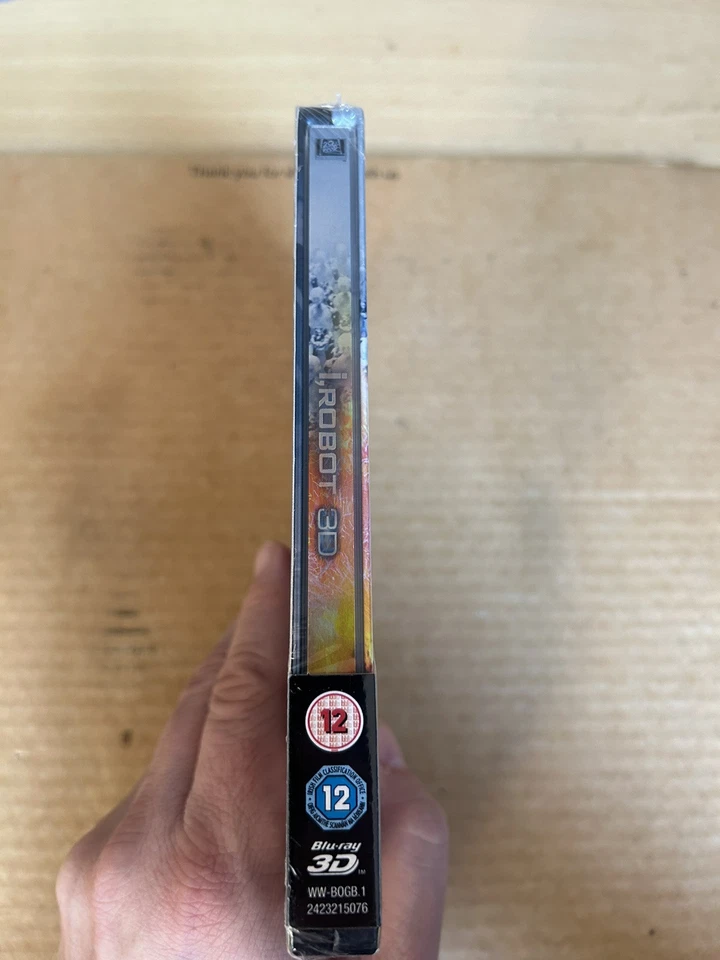 I,Robot (2004) UK Reg Free 3D & 2D Blu-ray Steelbook NEW & SEALED Will Smith - Image 3 of 4