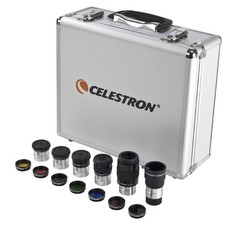 Celestron Accessory Kit with Five 1.25" Plossl Eyepieces, 2x Barlow Filter Set